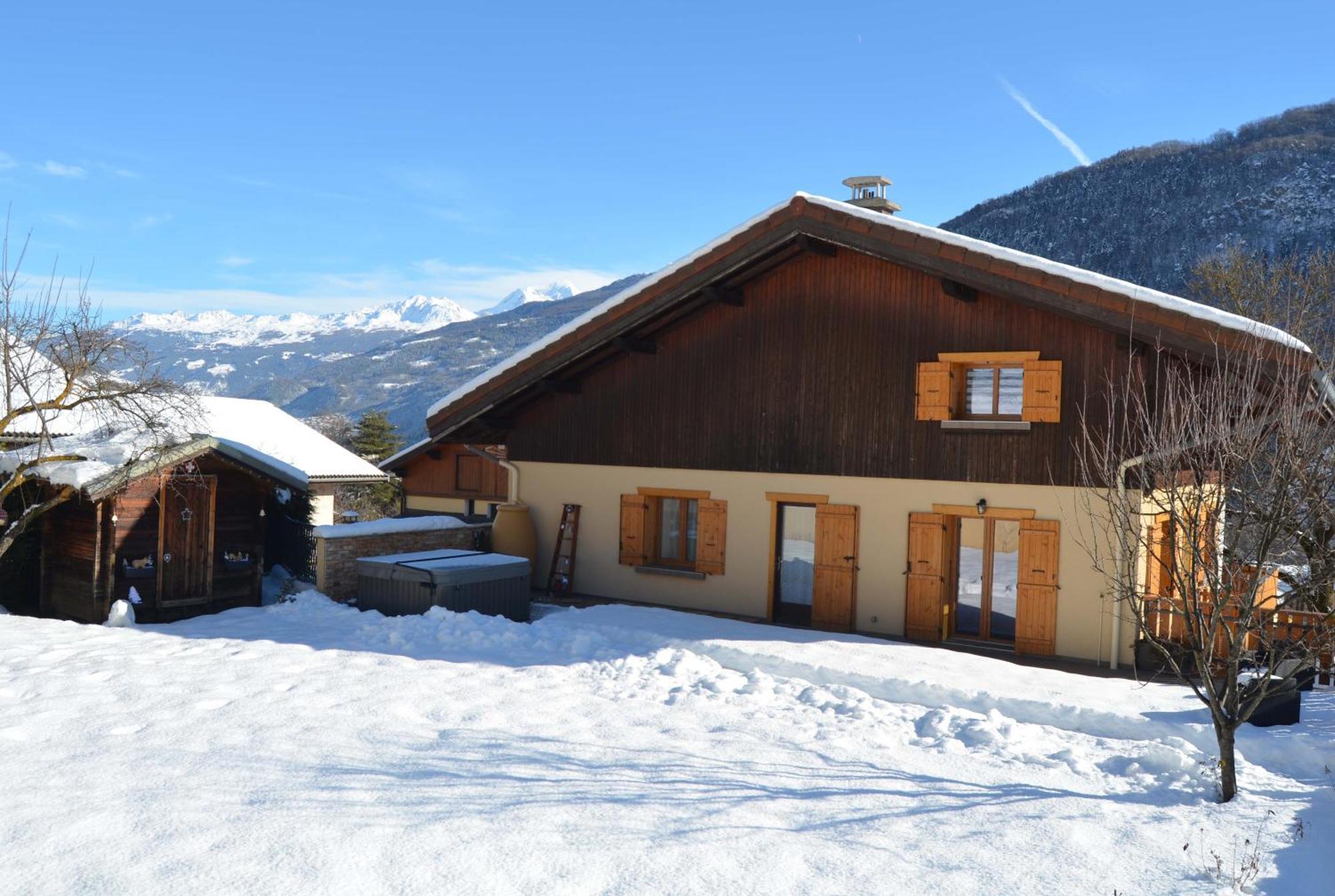 Chalet proche Paradiski, Jacuzzi, sauna, billard, jardin La Plagne Extérieur photo